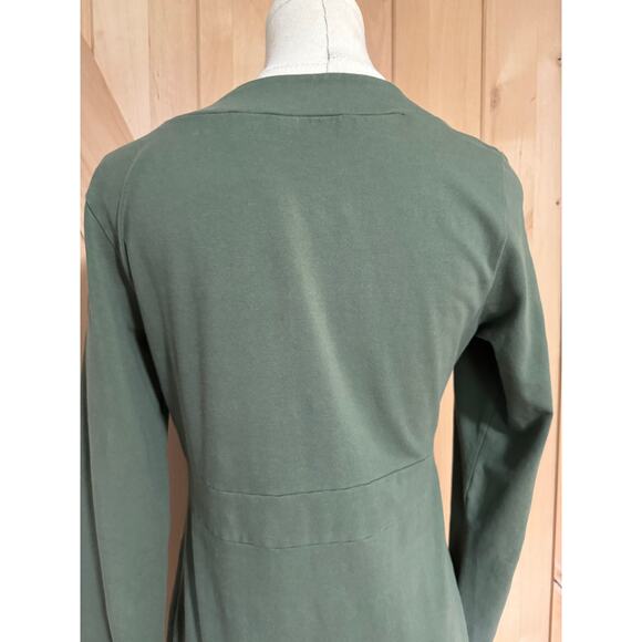 Athleta | V Neck Long Sleeve Tunic Dress in Sage Green | Size Medium - Picture 6 of 13
